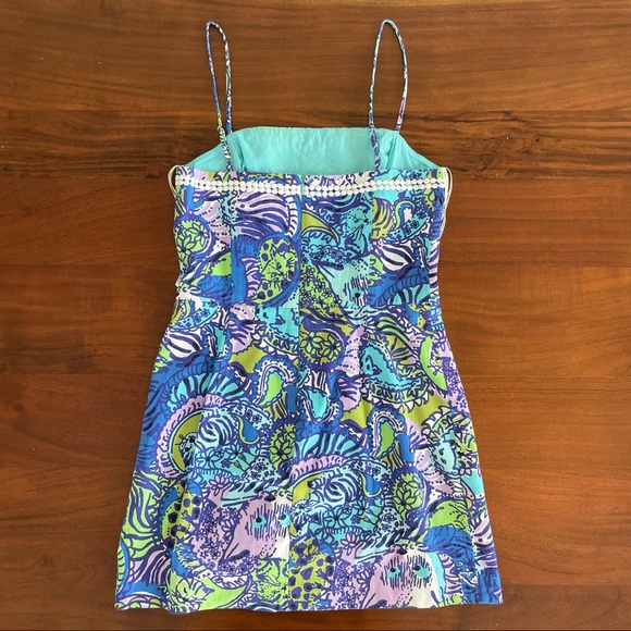 Lilly Pulitzer Jessie Romper EUC Size 6 - Picture 2 of 2